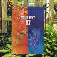 Custom Scotland and Australia Rugby Garden Flag Wallabies Thistle Together