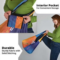 Custom Scotland and Australia Rugby Grocery Bag Wallabies Thistle Together