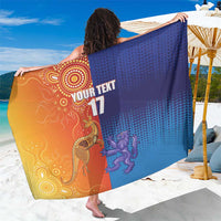Custom Scotland and Australia Rugby Sarong Wallabies Thistle Together