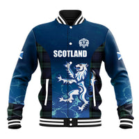 Custom Scotland Rugby Baseball Jacket Go Scottish Thistle