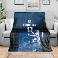 Custom Scotland Rugby Blanket Go Scottish Thistle