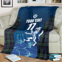 Custom Scotland Rugby Blanket Go Scottish Thistle