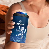 Custom Scotland Rugby 4 in 1 Can Cooler Tumbler Go Scottish Thistle