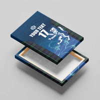 Custom Scotland Rugby Canvas Wall Art Go Scottish Thistle