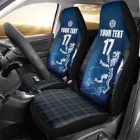 Custom Scotland Rugby Car Seat Cover Go Scottish Thistle