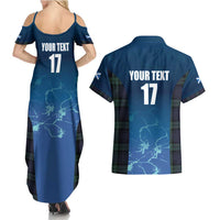 Custom Scotland Rugby Couples Matching Summer Maxi Dress and Hawaiian Shirt Go Scottish Thistle