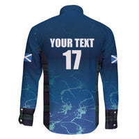 Custom Scotland Rugby Family Matching Puletasi and Hawaiian Shirt Go Scottish Thistle