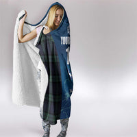 Custom Scotland Rugby Hooded Blanket Go Scottish Thistle