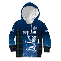 Custom Scotland Rugby Kid Hoodie Go Scottish Thistle