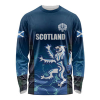Custom Scotland Rugby Long Sleeve Shirt Go Scottish Thistle