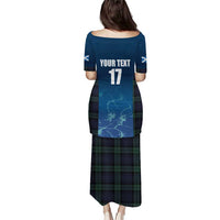 Custom Scotland Rugby Puletasi Go Scottish Thistle