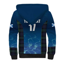 Custom Scotland Rugby Sherpa Hoodie Go Scottish Thistle