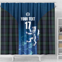 Custom Scotland Rugby Shower Curtain Go Scottish Thistle