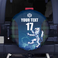 Custom Scotland Rugby Spare Tire Cover Go Scottish Thistle