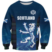 Custom Scotland Rugby Sweatshirt Go Scottish Thistle