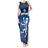 Custom Scotland Rugby Tank Maxi Dress Go Scottish Thistle