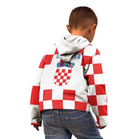 Croatia European Pine Marten and Iris Kid Hoodie National Animal and Flowers LT17 - Wonder Print Shop