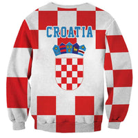 Croatia European Pine Marten and Iris Sweatshirt National Animal and Flowers LT17 - Wonder Print Shop