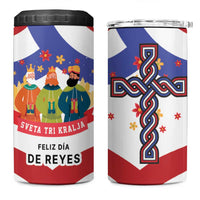 Croatia Epiphany 4 in 1 Can Cooler Tumbler Bogojavljenje - Sveta Tri Kralja
