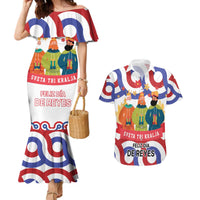 Croatia Epiphany Couples Matching Mermaid Dress and Hawaiian Shirt Bogojavljenje - Sveta Tri Kralja