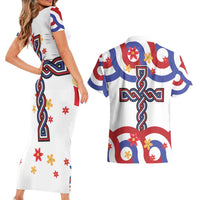 Croatia Epiphany Couples Matching Short Sleeve Bodycon Dress and Hawaiian Shirt Bogojavljenje - Sveta Tri Kralja