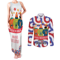 Croatia Epiphany Couples Matching Tank Maxi Dress and Long Sleeve Button Shirt Bogojavljenje - Sveta Tri Kralja