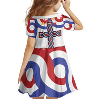 Croatia Epiphany Family Matching Off Shoulder Short Dress and Hawaiian Shirt Bogojavljenje - Sveta Tri Kralja LT17 - Wonder Print Shop