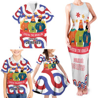 Croatia Epiphany Family Matching Tank Maxi Dress and Hawaiian Shirt Bogojavljenje - Sveta Tri Kralja LT17 - Wonder Print Shop