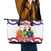 Croatia Epiphany Leather Tote Bag Bogojavljenje - Sveta Tri Kralja