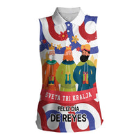 Croatia Epiphany Women Sleeveless Polo Shirt Bogojavljenje - Sveta Tri Kralja LT17 - Wonder Print Shop
