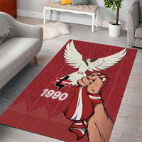 Latvia Restoration of Independence Day Area Rug Latvija 4th May with Dove