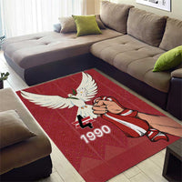 Latvia Restoration of Independence Day Area Rug Latvija 4th May with Dove