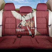 Latvia Restoration of Independence Day Back Car Seat Cover Latvija 4th May with Dove