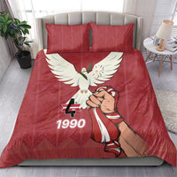 Latvia Restoration of Independence Day Bedding Set Latvija 4th May with Dove