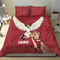 Latvia Restoration of Independence Day Bedding Set Latvija 4th May with Dove