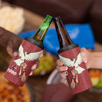 Latvia Restoration of Independence Day 4 in 1 Can Cooler Tumbler Latvija 4th May with Dove