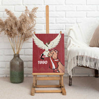 Latvia Restoration of Independence Day Canvas Wall Art Latvija 4th May with Dove
