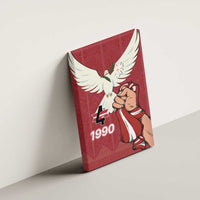 Latvia Restoration of Independence Day Canvas Wall Art Latvija 4th May with Dove