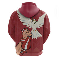 Latvia Restoration of Independence Day Hoodie Latvija 4th May with Dove
