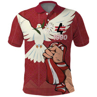Latvia Restoration of Independence Day Polo Shirt Latvija 4th May with Dove