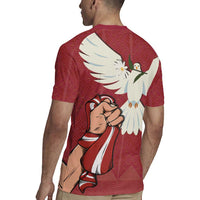 Latvia Restoration of Independence Day Rugby Jersey Latvija 4th May with Dove