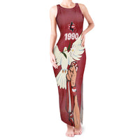 Latvia Restoration of Independence Day Tank Maxi Dress Latvija 4th May with Dove
