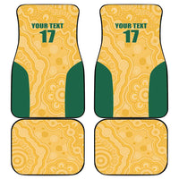 Custom Australia Rugby Car Mats Kangaroo Mascot