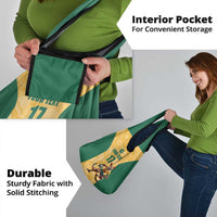 Custom Australia Rugby Grocery Bag Kangaroo Mascot
