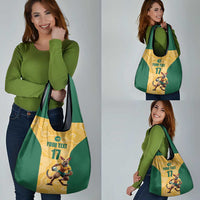 Custom Australia Rugby Grocery Bag Kangaroo Mascot