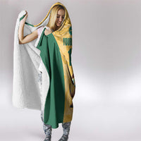 Custom Australia Rugby Hooded Blanket Kangaroo Mascot