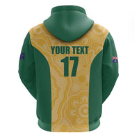 Custom Australia Rugby Hoodie Kangaroo Mascot
