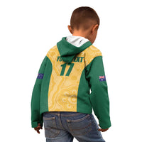 Custom Australia Rugby Kid Hoodie Kangaroo Mascot
