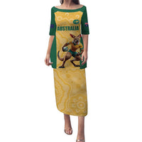 Custom Australia Rugby Puletasi Kangaroo Mascot
