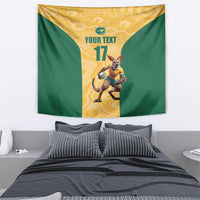 Custom Australia Rugby Tapestry Kangaroo Mascot
